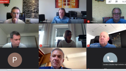 Bild: Bühner
Gast der ersten Online-Konferenz des Wirtschaftsclubs Nordoberpfalz war Tirschenreuths Landrat Roland Grillmeier (unterste Reihe, Mitte).