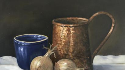 Bild: exb
Einige Werke, die auch im neuen Buch von Evi Steiner-Böhm gezeigt werden, sind derzeit im Café Minerva ausgestellt.