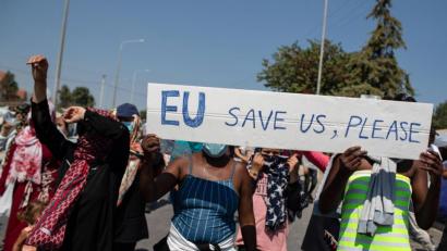 Bild: Petros Giannakouris
Migrantinnen und Migranten auf der Insel Lesbos werden kurzfristig nichts von der Reform der EU-Migrations- und Asylpolitik haben.