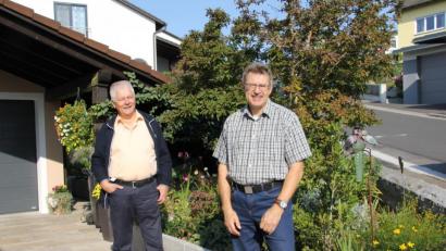 Bild: ads
Reinhold Strobl und Gerald Dagner (von links) sind als älteste Stadträte prädestiniert für das Ehrenamt der Seniorenbeauftragten.