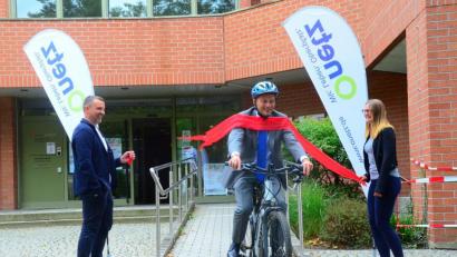 Bild: Kunz
Oberbürgermeister Jens Meyer eröffnet die Stadtradel-Aktion.
