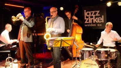 Bild: Kunz
Das Stephan Zimmermann Quintett überzeugte beim Jazz Zirkel mit präzisen Tönen.