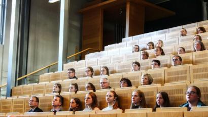 Bild: OTH Amberg-Weiden
Im Herbst 2019 feierten die Mint-Mädchen den Auftakt im Siemens-Innovatorium am Campus Amberg. Nun wurden sie digital verabschiedet.