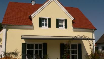 Bild: mh
Das Haus von Michaela und Florian Zinkl ist im Oberpfälzer Baustil errichtet.