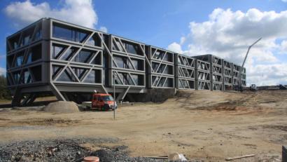 Bild: wro
Der Neubau der IGZ in Falkenberg.