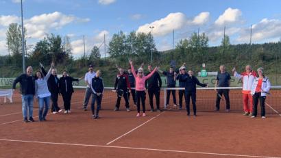 Bild: Rosa-Maria Hüttner/exb
Der TuS Schnaittenbach ermittelt seine Tennis-V4ereinsmeister.