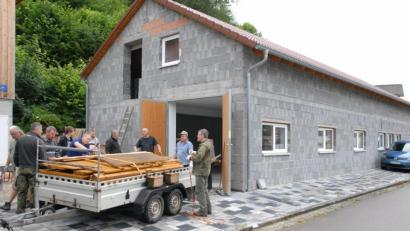 Bild: pop
Sukzessive zieht der Fischereiverein Schmidmühlen in sein neues Heim um.