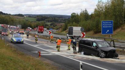 Bild: rw
Auf der A93 gab es bei Pechbrunn einen Verkehrsunfall.