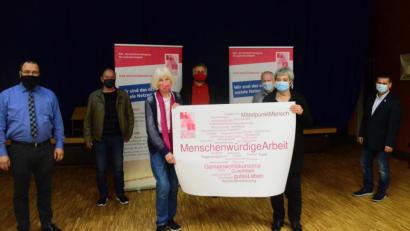 Bild: Kunz
Der KAB-Kreisverband Weiden stellt sich auf die Seite der Entrechteten.