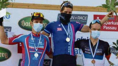 Bild: phfz
Bei der „Bayerischen“ im Radsport siegte Robert Gorgos (Mitte) vor Matthias Schreieder (links) und dem Wernberg-Köblitzer Michael Hirmer (rechts).