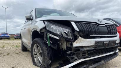 Bild: Polizeiinspektion Amberg
Ein Autofahrer stieß am Mittwoch, 7. Oktober, bei Freudenberg mit einem Wildschwein zusammen. Trotz einer Vollbremsung beläuft sich der Schaden ersten Schätzungen zufolge auf rund 10.000 Euro.