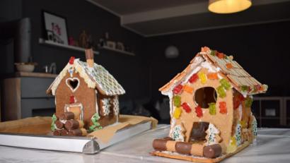 Bild: gld
Die fertigen Lebkuchenhäuser.