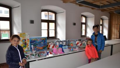 Bild: Markt Eslarn
(von Links – Marie, Leonie, Felix Kleber aus Thomasgschieß)