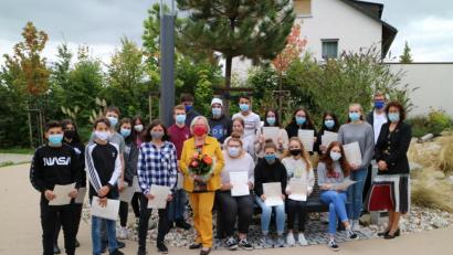 Bild: Sitzmann/exb
Teilnehmer des Cambridge-Tests an der Naabtal-Realschule.