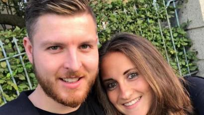 Bild: exb
Lukas Dotzler und Sara Däbritz in Paris. Momentan ist das Paar getrennt - wegen Corona.