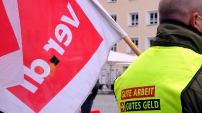 Bild: Stephan Huber
Der Warnstreik von Verdi im öffentlichen Dienst erreicht am Montag auch Weiden.