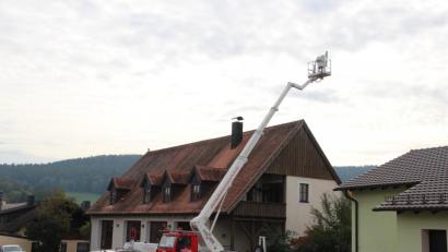 Bild: upl
Test der neuen digitalen Sirene in Freudenberg.