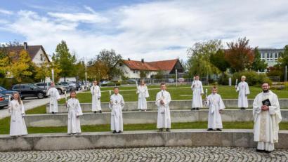 Bild: Siegfried Niebler
Erstkommunion in der Pfarrei St. Vitus in Ursensollen.