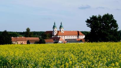 Bild: do
Inmitten frühherbstlicher Farbenpracht erstrahlt das Kloster Speinshart