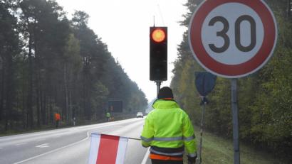 Bild: Gabi Schönberger
Baumfällarbeiten B470 bei Troschelhammer.