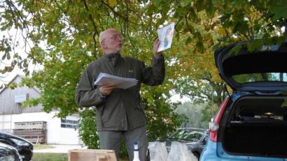 Bild: mma
Engagiert und anschaulich ließ Josef Kohl die Erdgeschichte Revue passieren.