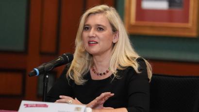 Bild: Jörg Carstensen/dpa
Melanie Huml (CSU), Gesundheitsministerin in Bayern.