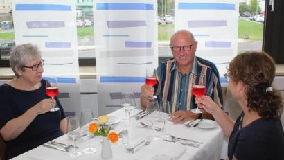 Bild: Evi Wagner
Wenn man sich beim Restaurantbesuch am Gastgeber orientiert, kann man nicht viel falsch machen.