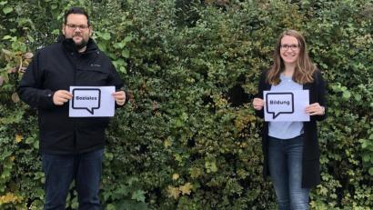 Bild: Marco Schmid/exb
Marco Schmid und Nina Stoppa sind seit dem Frühjahr neu im Stadtrat und wollen viel bewegen: Mit dem frisch gestarteten Sozial- und Bildungsdialog wollen die jungen Politiker die Bürger aktiv miteinbeziehen und ein neues „Wir-Gefühl“ in Oberviechtach erzeugen.