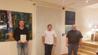 Bild: jma
Im Bild: v.l. Oliver Eckert, Fabian Gradl und Gerd Schrödel