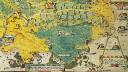 Bild: Chronik der Stadt Vilseck
„Das Vilslein im 16. Jahrhundert“. Ausschnitt aus der Zweidlerschen Karte (1597).