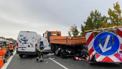 Bild: Feuerwehr Weiden
Unfall auf der A93.