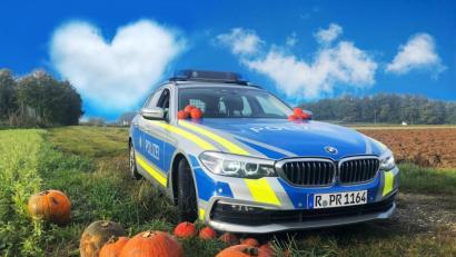 Bild: PP Oberpfalz
In diesem Herbst rät das Polizeipräsidium Oberpfalz dringend davon ab, dass Kinder von Haus zu Haus ziehen sollten, um Süßigkeiten zu sammeln.