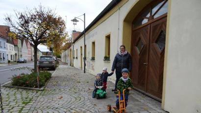 Bild: hm
Eingang zum Franziskus Kindergarten-Gehweg.