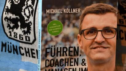 Bild: gb
"Löwen"-Trainer Michael Köllner hat sein drittes Buch auf den Markt gebracht.