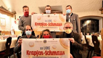 Bild: ubb
Der Lions-Club Tirschenreuth lädt zum „Krapfen-Schmaus“ ein. Die Aktion, die einem guten Zweck dienen soll, ist als Alternative zum abgesagten Weihnachtsmarkt gedacht. Wer mitmacht, tut gleichzeitig Gutes.