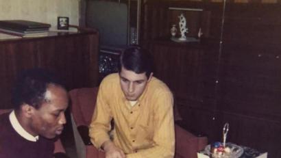 Bild: Hofmann/exb
Charles Bannermann und Raimund Hofmann in den 1960er Jahren in Weiden.