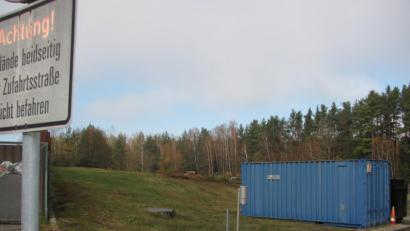 Bild: sei
In der Nachbarschaft der Gebäude der Sickerwasseranlage entsteht auf einer Fläche von 2,5 Hektar die neue Bioabfallvergärungsanlage für die Landkreise Neustadt/WN, Tirschenreuth und die Stadt Weiden.