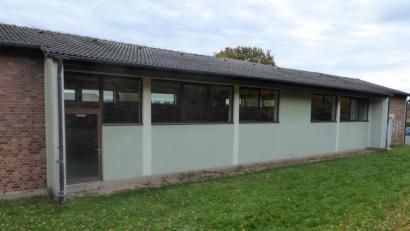 Bild: fsb
Die alte Schulturnhalle ist Bestandteil des geplanten Bürgerhauses. Dafür könnte nun viel Förderung fließen