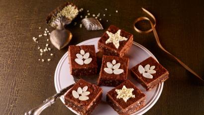 Bild: exb/Dr. Oetker 
Einfach lecker: Lebkuchen-Brownies