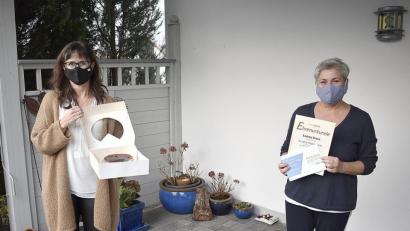 Bild: sck
Die FU-Vorsitzende Birgit Barth (links) und die FU-Schatzmeisterin Andrea Kraus.