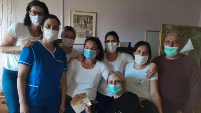 Bild: jzk
Groß war die Freude bei den Mitarbeitern und Pflegerinnen im Altenheim Domanovici über die Geldspende von der Kemnather Kroatienhilfe.