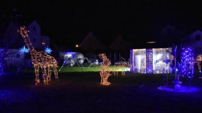 Archivbild: rgr
Auch im Advent 2020 wird es ein Lichtermeer in Hütten geben.