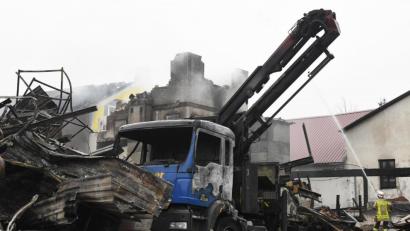 Bild: Petra Hartl
Das Feuer, das in Amberg wütete, richtete einen Millionenschaden an.