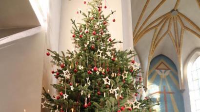 Bild: wrm
Der Weihnachtsbaum in der Kirche St. Emmeram von 2019 - einen Baum wird es geben, aber die Zeit ist doch eine andere. In diesem Jahr sind Anmeldungen mit Sitzplatzreservierungen für die Weihnachtsgottesdienste nötig.