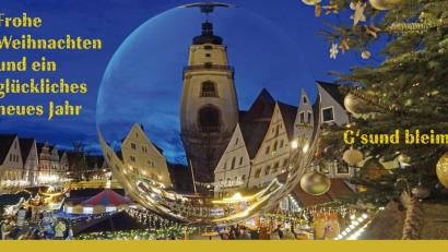 Repro: Dobmeier
Passend zum Coronajahr steht „G’sund bleim!“ auf der neuen Weihnachtskarte Weidens.