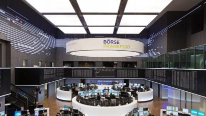 Bild: Deutsche Börse AG
Gute Stimmung auch auf dem Parket der Börse in Frankfurt