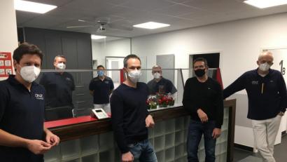 Bild: phs
Dieses Ärzteteam ordnet die Unfall- und Arbeitsunfallchirurgie in Weiden neu (von links): Robert Drechsel, Matthias Wiemann, Johannes Weiß, Dieter Weck, Simon Dobmeier, Josef Meyer und Eugen Bratzel.