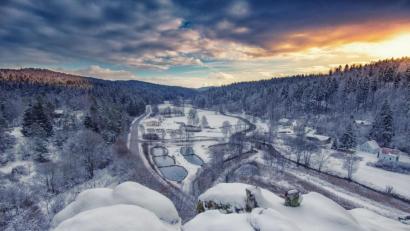 Bild: Peter Neunteufel/exb
Ein Foto von Peter Neunteufel: "Winterliches Lauterachtal".