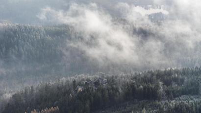 Bild: mür
Grandioser Blick auf die Burgruine Weißenstein im Steinwald.