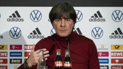 Bild: Thomas Boecker/dpa
Bundestrainer Joachim Löw bei der Video-Pressekonferenz.